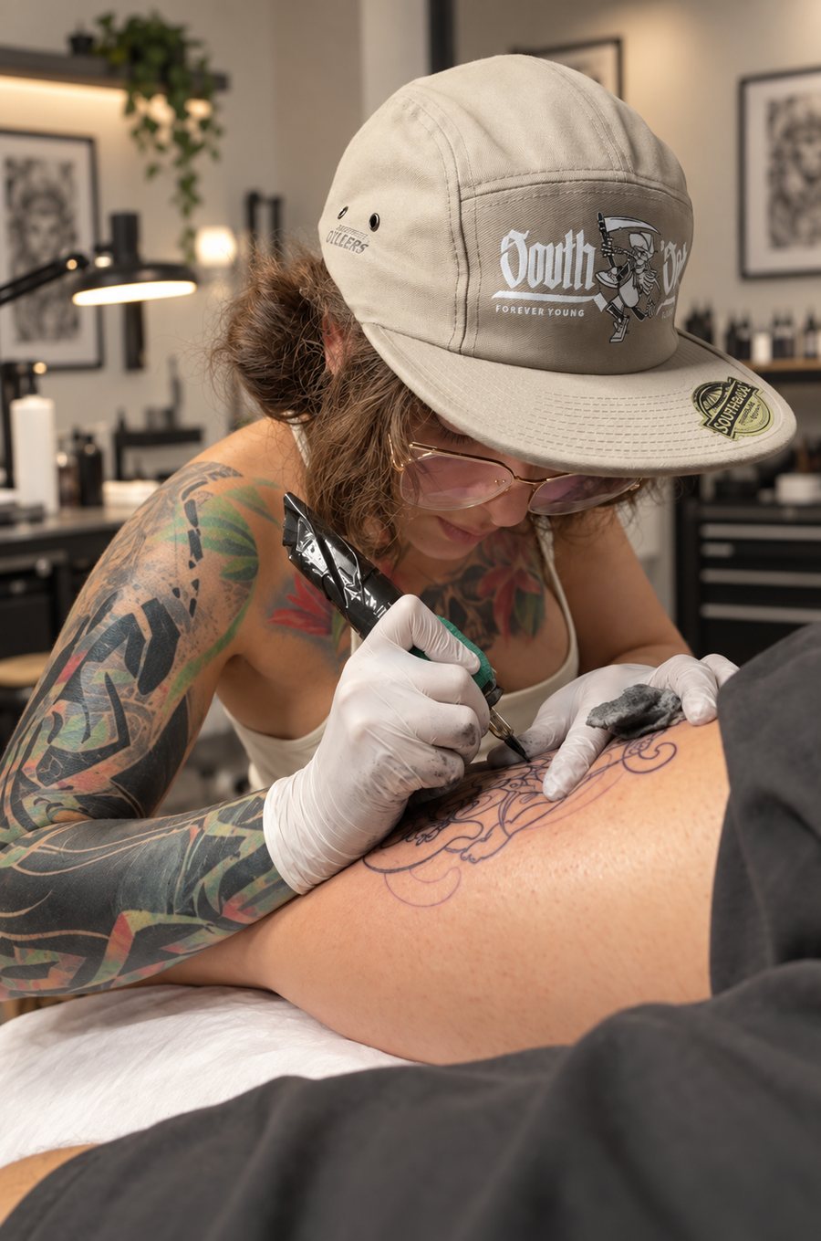 Bubblegum tattooing at Subleink Tattoo Shop Art Gallery